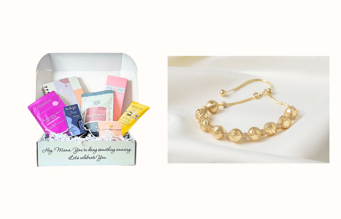 A Charmed Beginnings box and keepsake charm bracelet